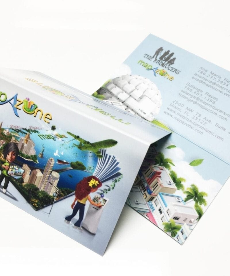 fold over business cards