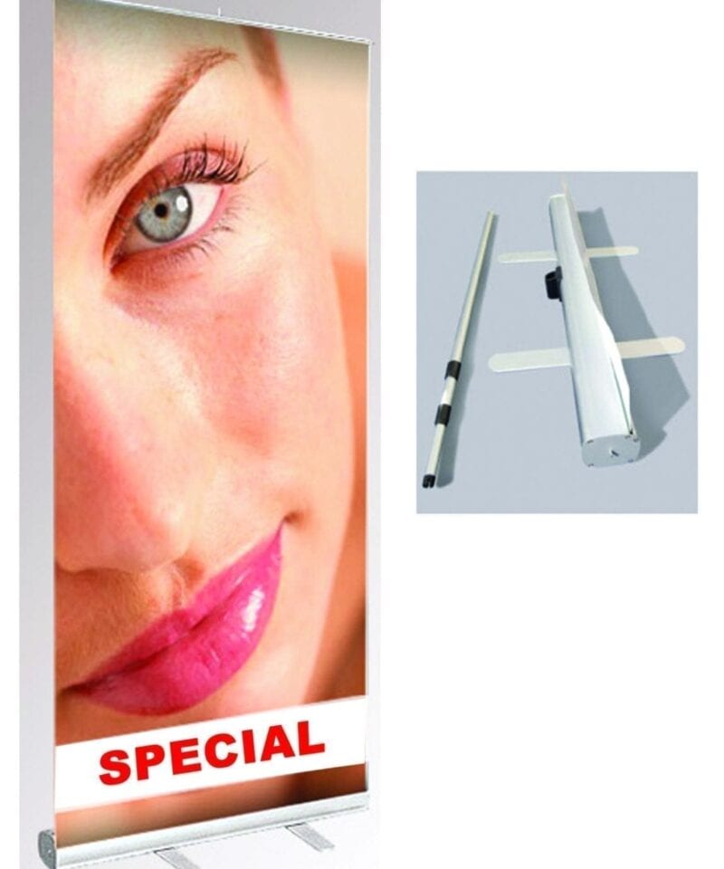 Economy Adjustable Retractable Banner Stand