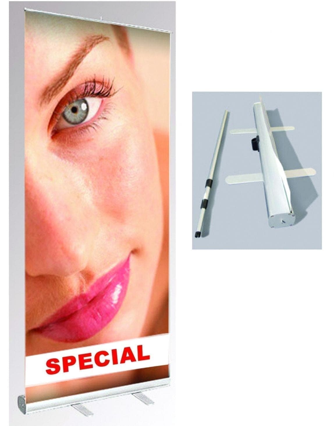 Economy Adjustable Retractable Banner Stand