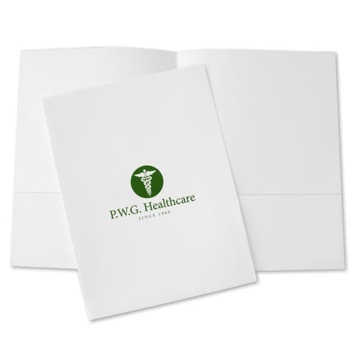 small quantity digital pocket folders