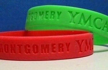 1/2” Debossed Silicone Wristband