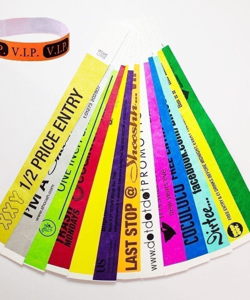 tyvek wristbands