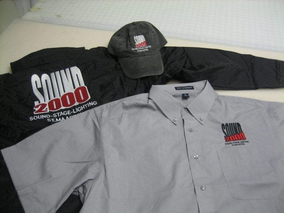 custom embroidered apparels