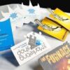 die cut business cards