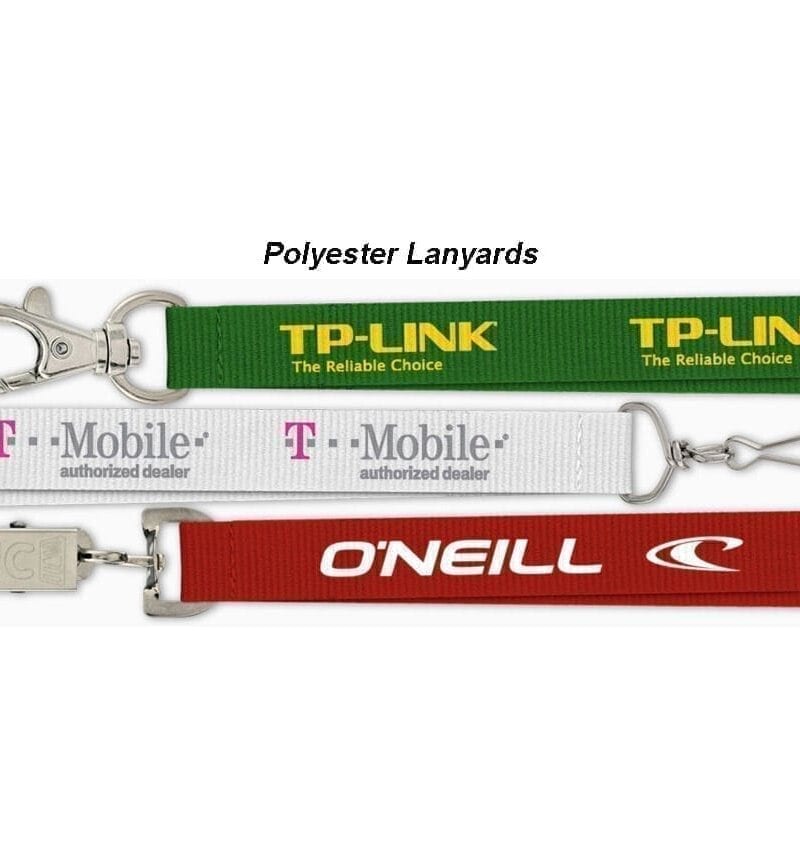 polyester lanyards