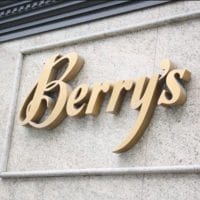 channel letters gold painted