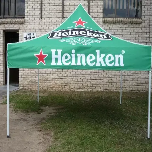 10x10’ Aluminum Tents with Dye Sublimation Imprint