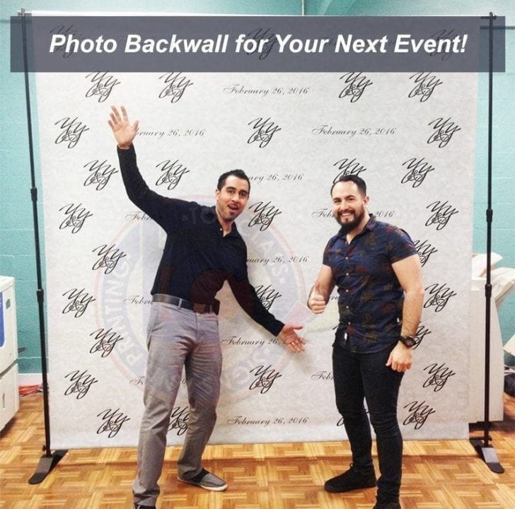 Facebook and Instagram Top Class Signs and Printing Photo Backwall