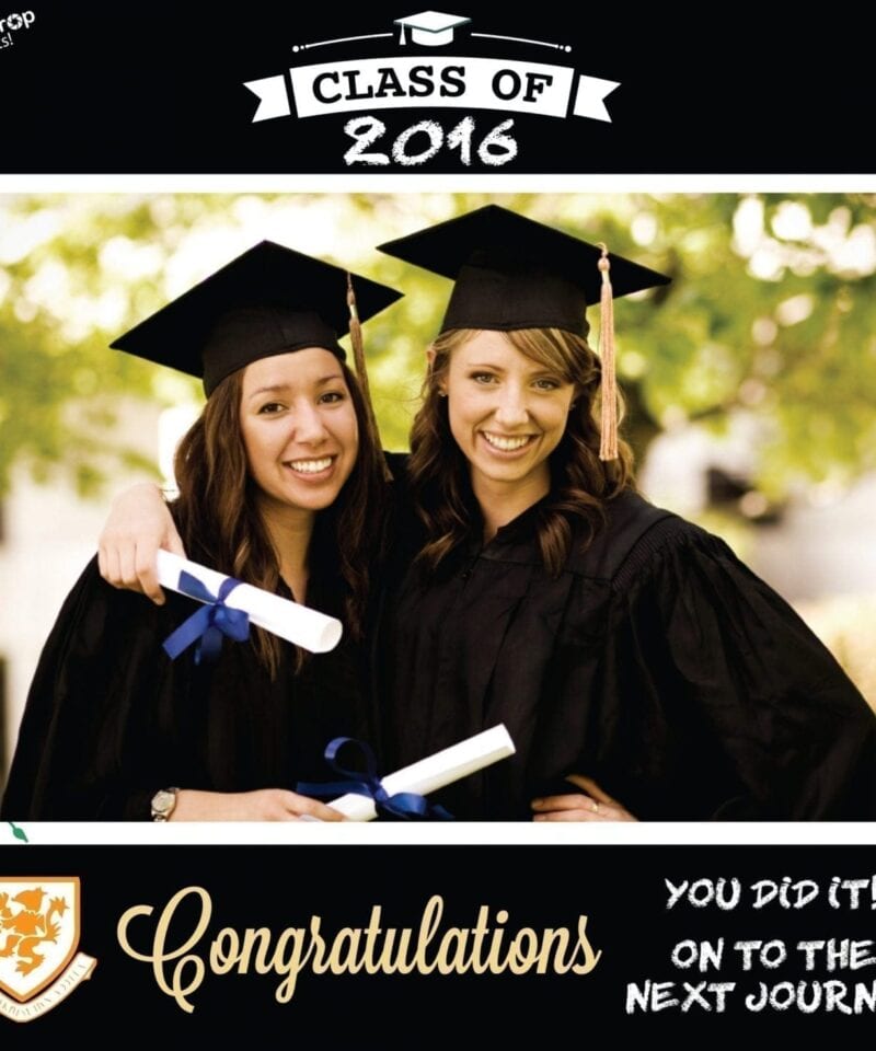 graduation photo prop