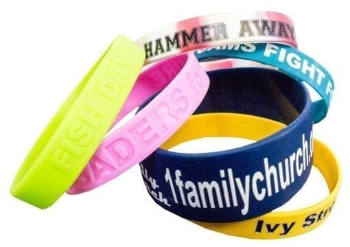 custom silicone bracelets