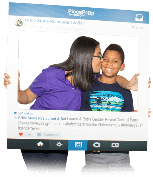 instagram frame props