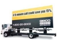 Mobile billboard advertising