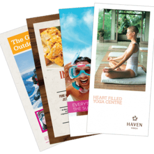 Rackcard Printed on 14 pt. Full Color - 4x9