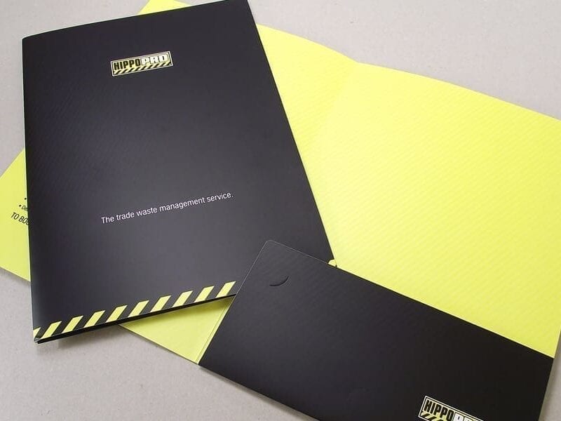 Full color pocket folders 9x12