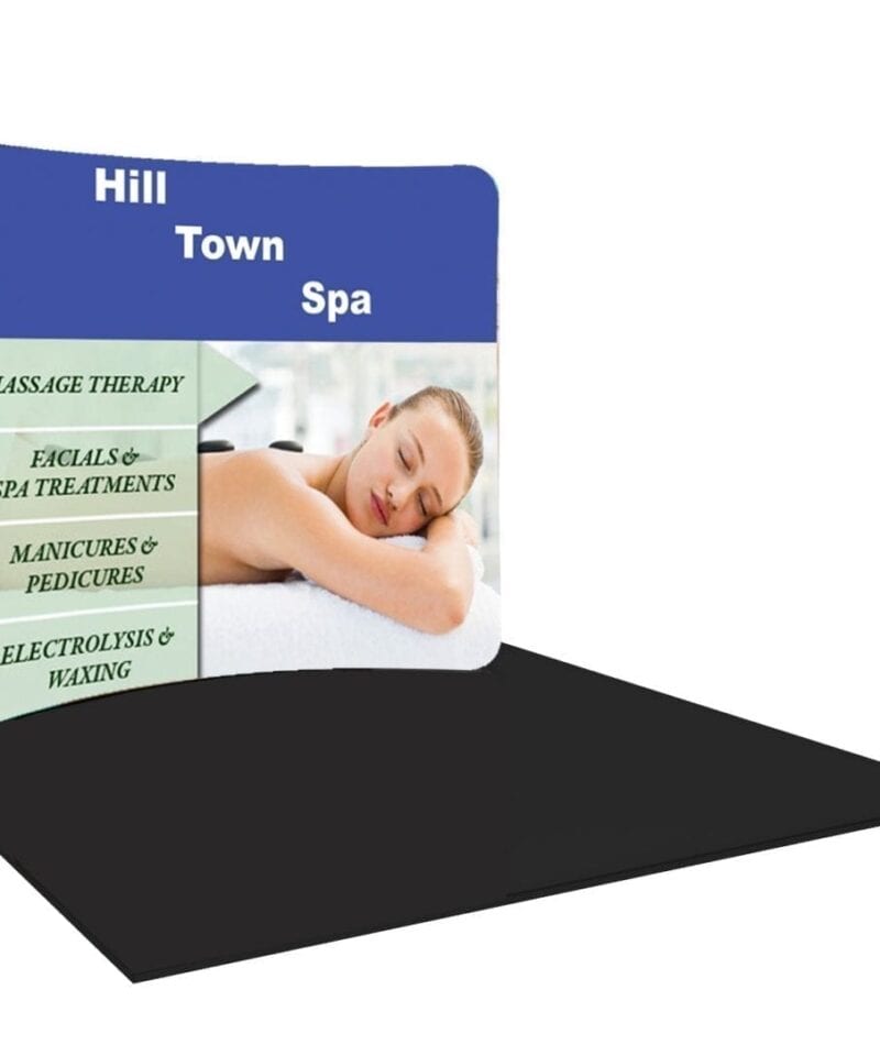 Curved Tension Fabric Display 8 ft. or 10 ft.