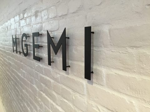 Cut Acrylic Office Sign Cut Acrylic Office Sign