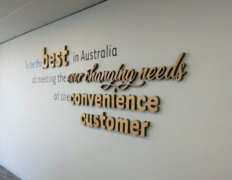 Miramar 3D office sign