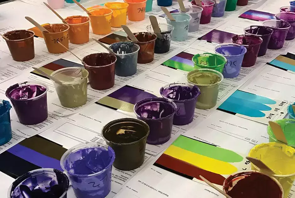 custom pms paint mix for screen printing
