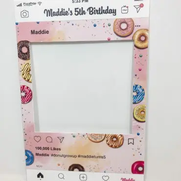 Donut Theme Instagram Photo Prop