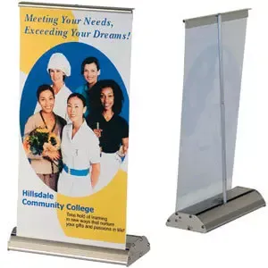 Deluxe Table Retractable Single Sided Banner Stand