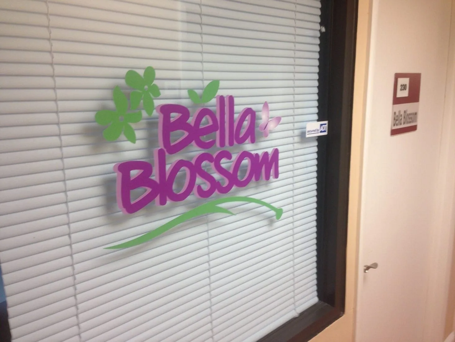 adhesive vinyl window signage