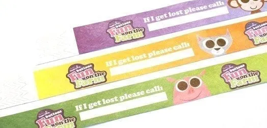 wristbands tyvek full color