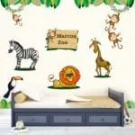 vinyl wall art - Zoo Animals Wall Decals