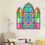 cross church windows vinyl decals