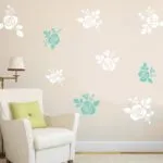 vinyl wall art - sroses wall decals