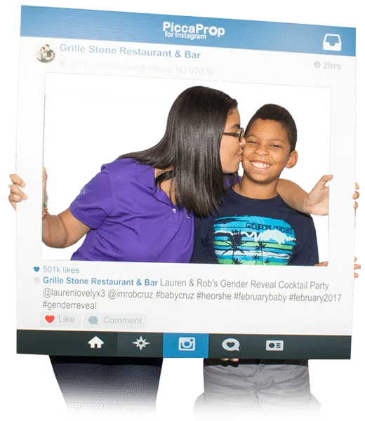 instagram frame props