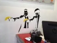 Wall graphics improve