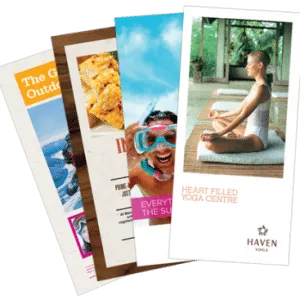 Rackcard Printed on 14 pt. Full Color - 4x9