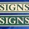 routed pvc sign