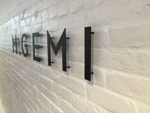 Cut Acrylic Office Sign Cut Acrylic Office Sign