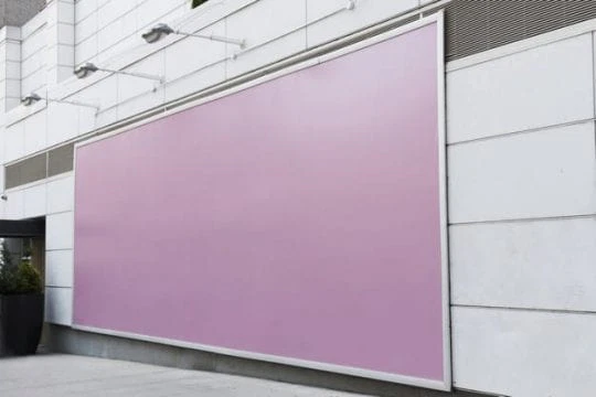 blank billboard banner