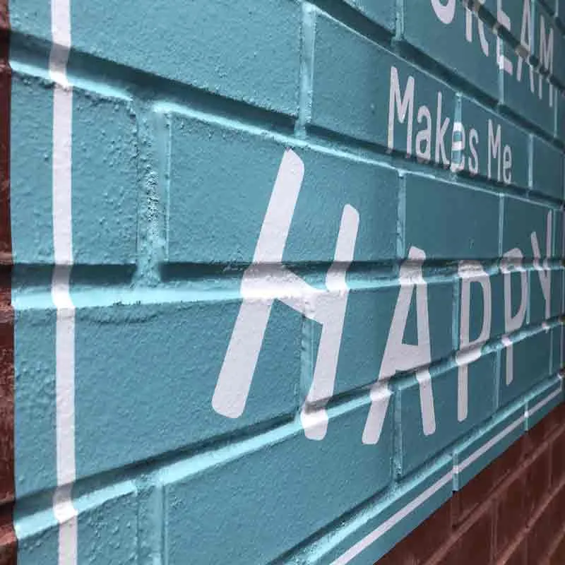 brick-vinyl-wrap installation