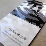 spot uv silk laminated business cards