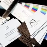 die cut business cards