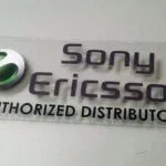 clear acrylic office wall stand off signs