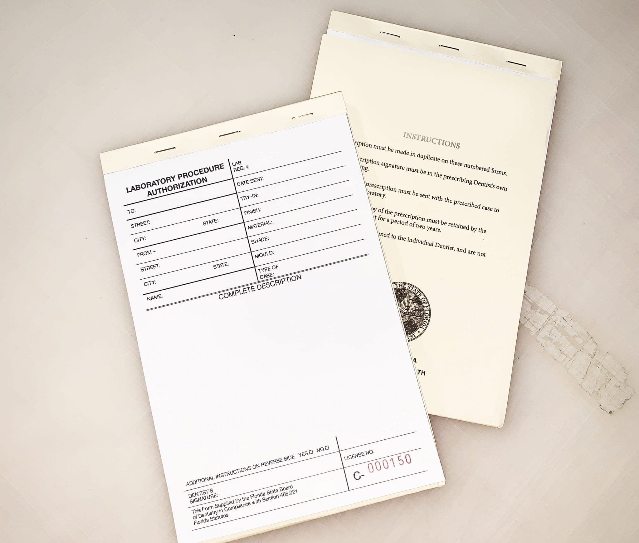 Personalized Carbonless Sales Invoice Forms - 2 Books (100 Sets) With Your Company Name & Numbering